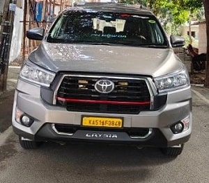 innova crysta car rental in bangalore